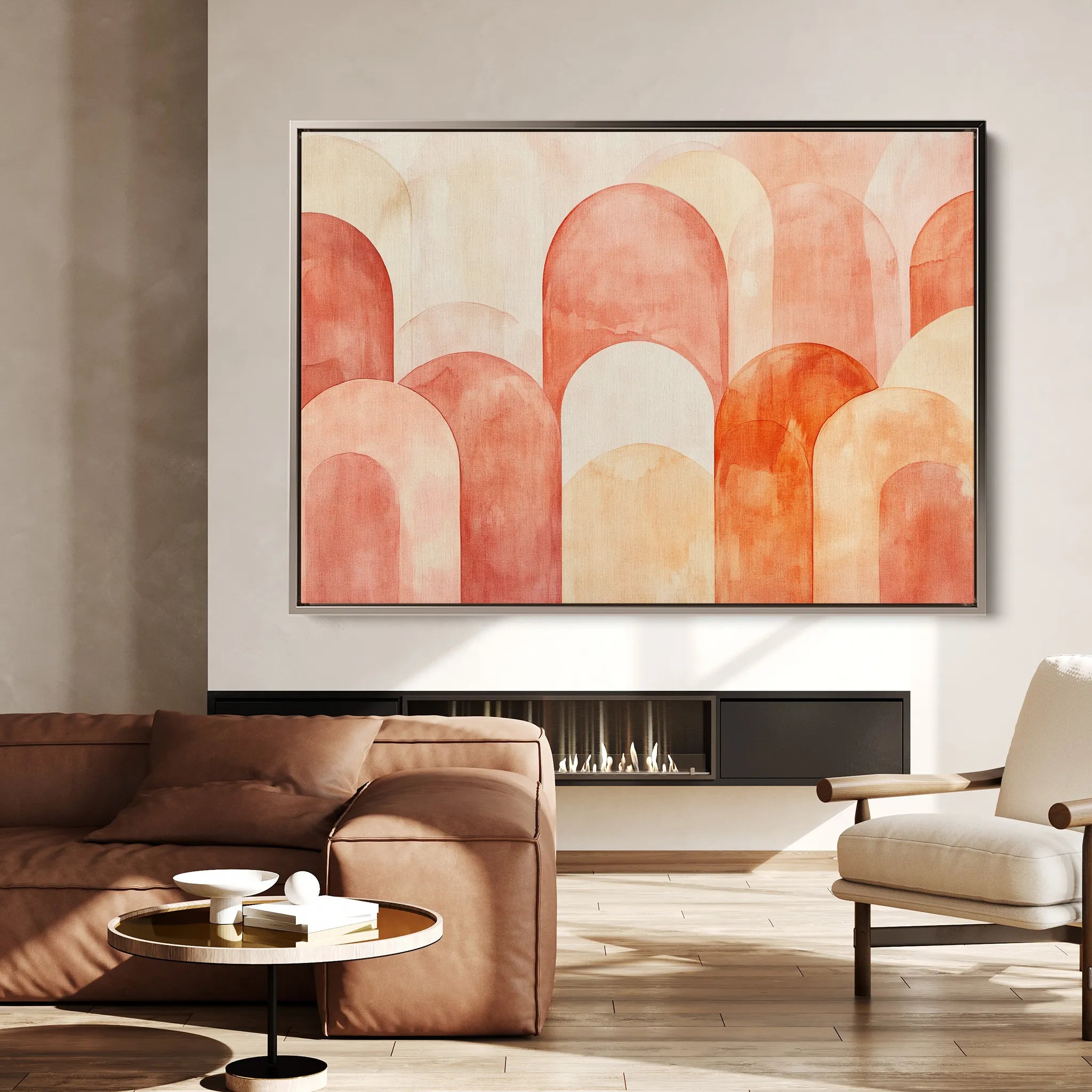 Boho 115 Canvas Art 60 x 40 cm / Black