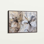 Floral 115 Canvas Art 60 x 40 cm / Black