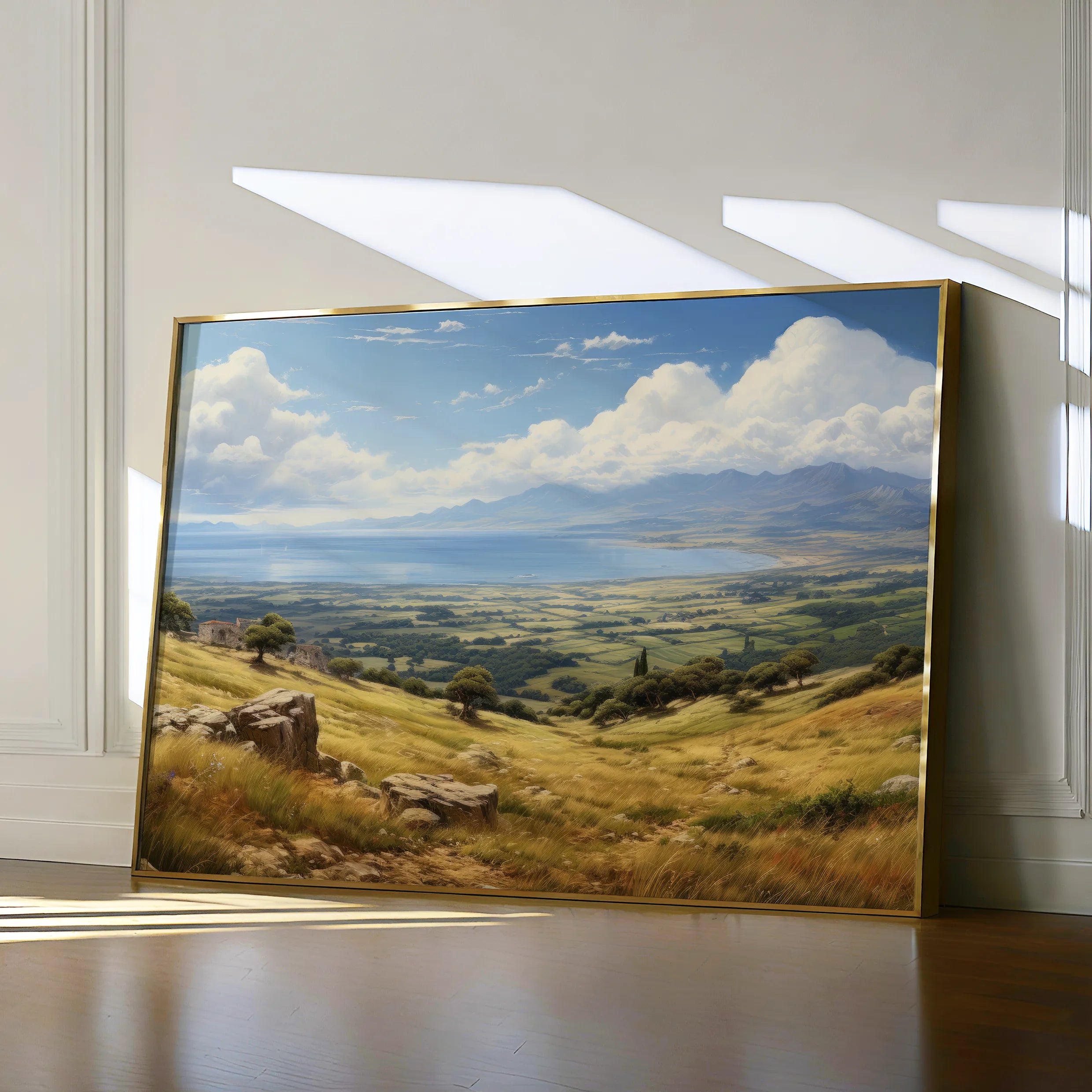 Landscape 115 Canvas Art 60 x 40 cm / Black