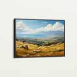 Landscape 115 Canvas Art 60 x 40 cm / Black