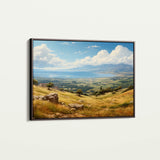 Landscape 115 Canvas Art 60 x 40 cm / Black