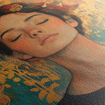 Portrait 115 Canvas Art 60 x 40 cm / Black