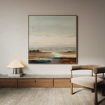 Abstract 1150 Canvas Art 60 x 60 cm / Black
