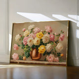 Floral 1150 Canvas Art 60 x 40 cm / Black