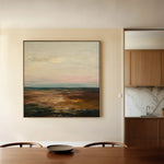 Abstract 1151 Canvas Art 60 x 60 cm / Black