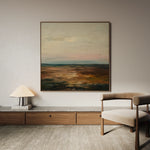 Abstract 1151 Canvas Art 60 x 60 cm / Black