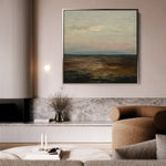 Abstract 1151 Canvas Art 60 x 60 cm / Black