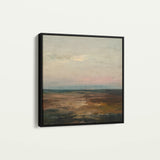 Abstract 1151 Canvas Art 60 x 60 cm / Black