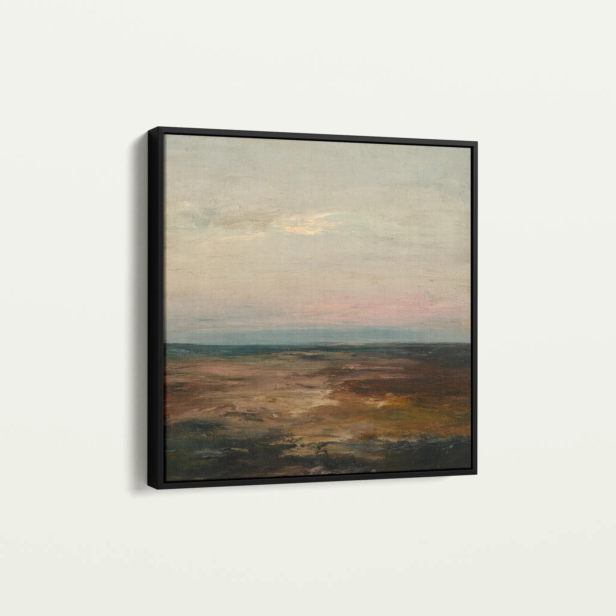 Abstract 1151 Canvas Art 60 x 60 cm / Black