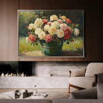 Floral 1151 Canvas Art 60 x 40 cm / Black
