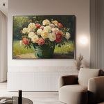 Floral 1151 Canvas Art 60 x 40 cm / Black