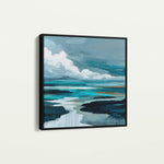 Abstract 1152 Canvas Art 60 x 60 cm / Black