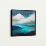 Abstract 1153 Canvas Art 60 x 60 cm / Black
