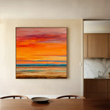 Abstract 1154 Canvas Art 60 x 60 cm / Black