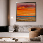 Abstract 1154 Canvas Art 60 x 60 cm / Black