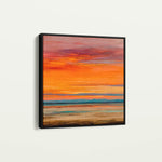 Abstract 1154 Canvas Art 60 x 60 cm / Black