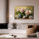 Floral 1154 Canvas Art 60 x 40 cm / Black