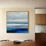 Abstract 1156 Canvas Art 60 x 60 cm / Black