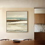 Abstract 1157 Canvas Art 60 x 60 cm / Black
