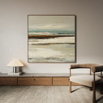 Abstract 1157 Canvas Art 60 x 60 cm / Black