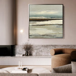Abstract 1157 Canvas Art 60 x 60 cm / Black