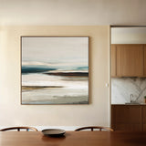 Abstract 1158 Canvas Art 60 x 60 cm / Black