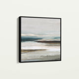 Abstract 1158 Canvas Art 60 x 60 cm / Black