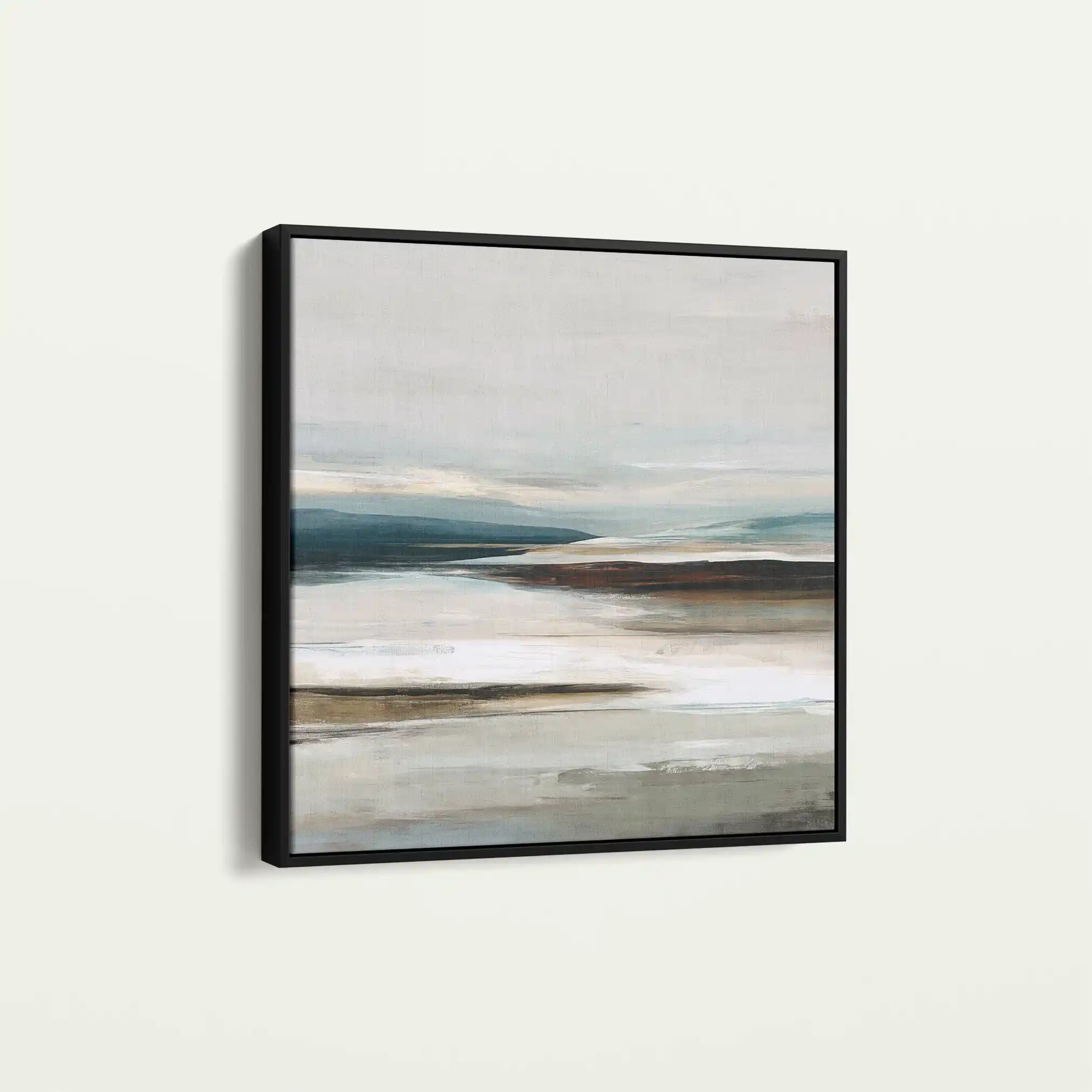 Abstract 1158 Canvas Art 60 x 60 cm / Black