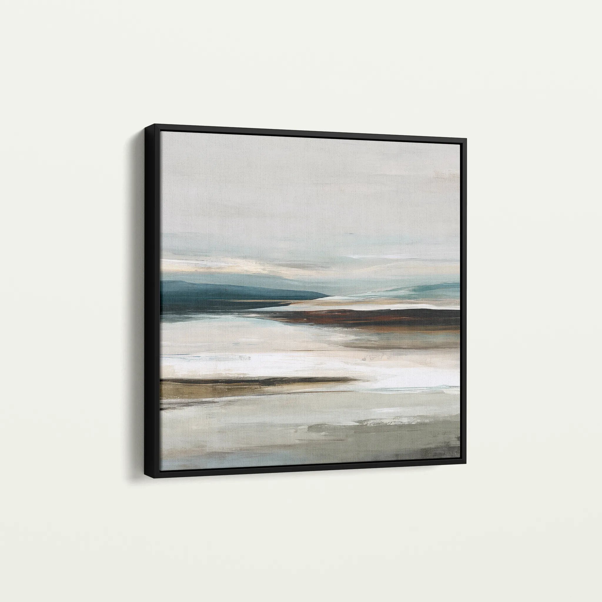 Abstract 1158 Canvas Art 60 x 60 cm / Black