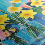 Floral 1159 Canvas Art 60 x 40 cm / Black