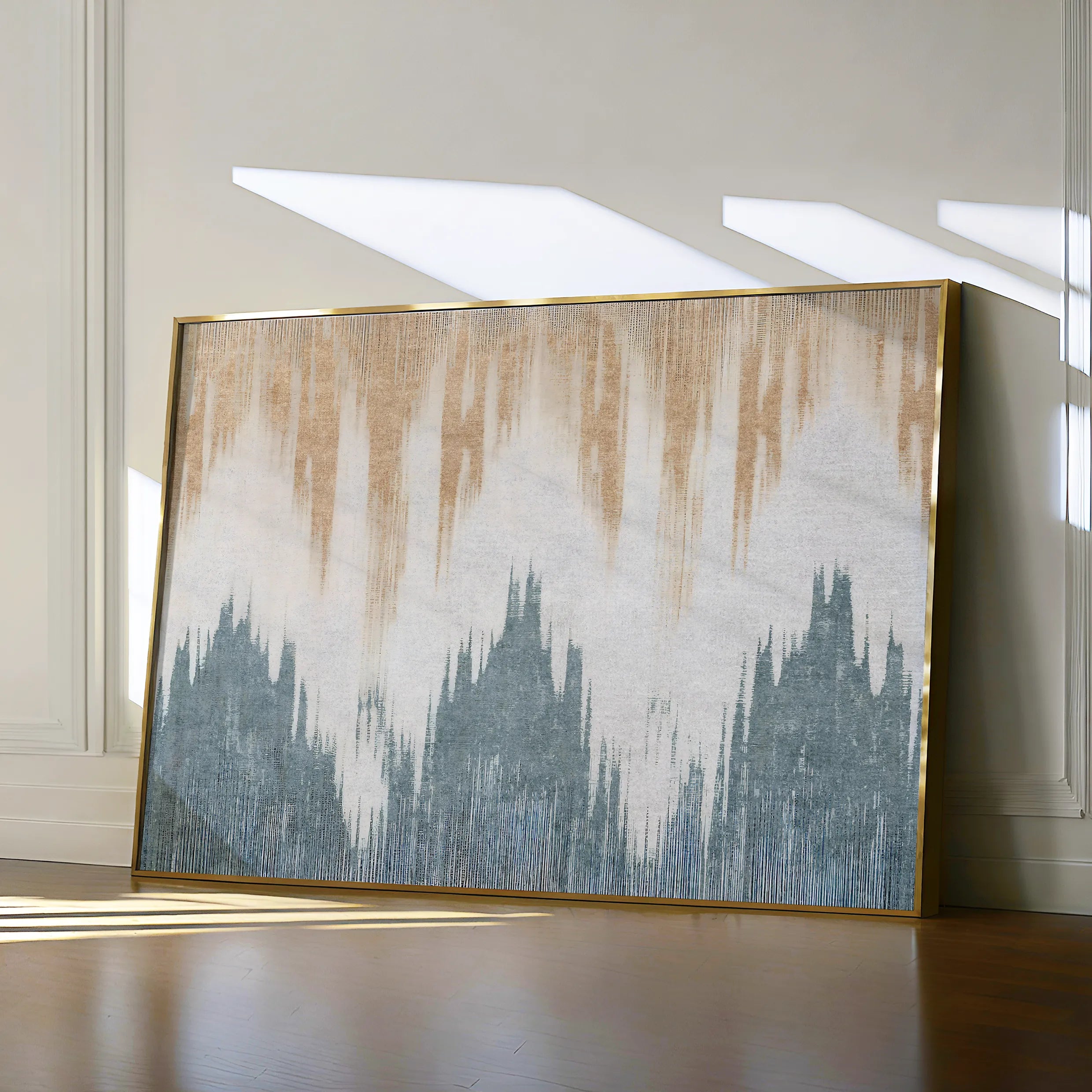 Abstract 116 Canvas Art 60 x 40 cm / Black