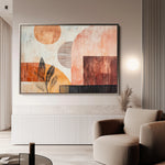 Boho 116 Canvas Art 60 x 40 cm / Black