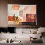 Boho 116 Canvas Art 60 x 40 cm / Black