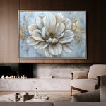 Floral 116 Canvas Art 60 x 40 cm / Black