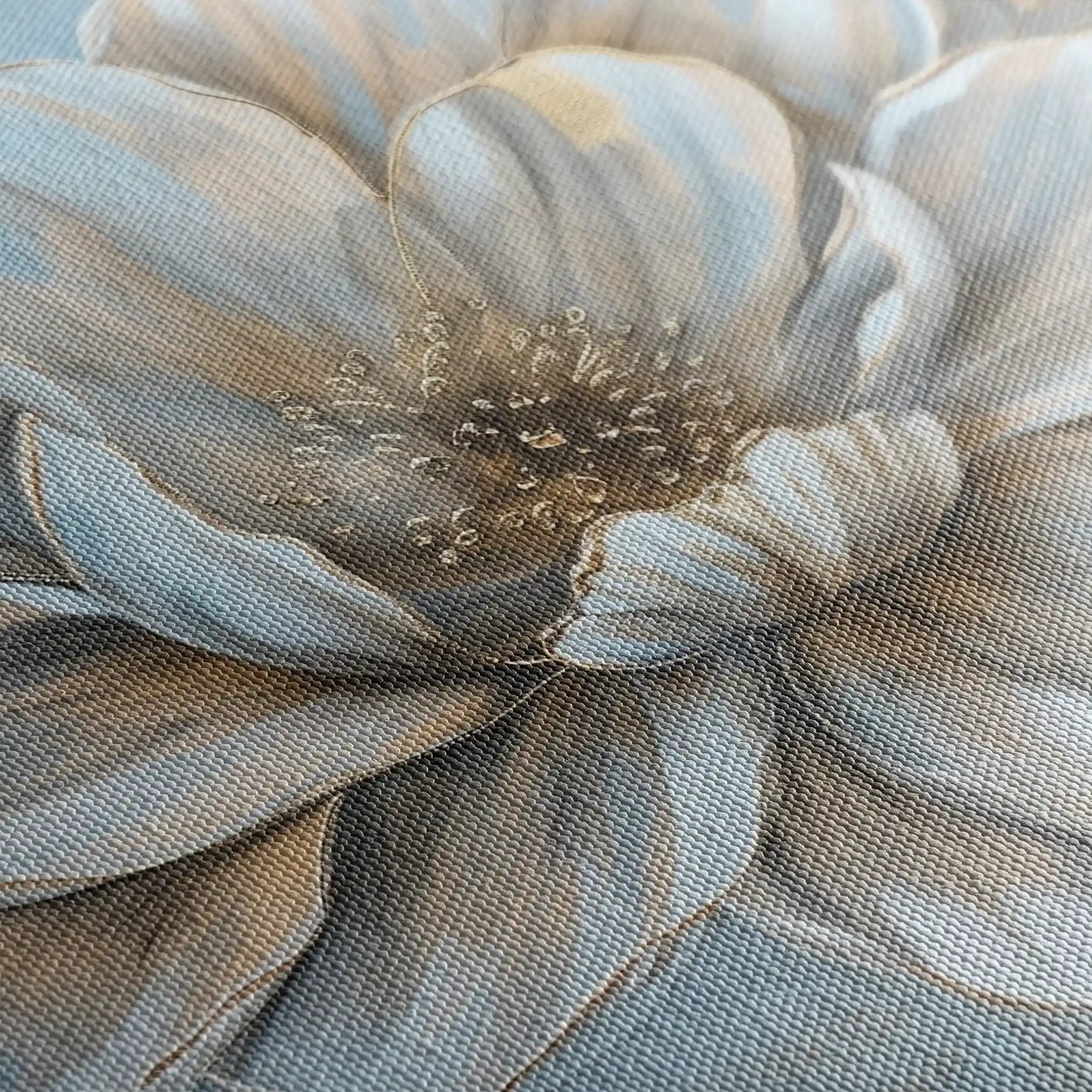 Floral 116 Canvas Art 60 x 40 cm / Black
