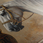 Horses 116 Canvas Art 60 x 40 cm / Black