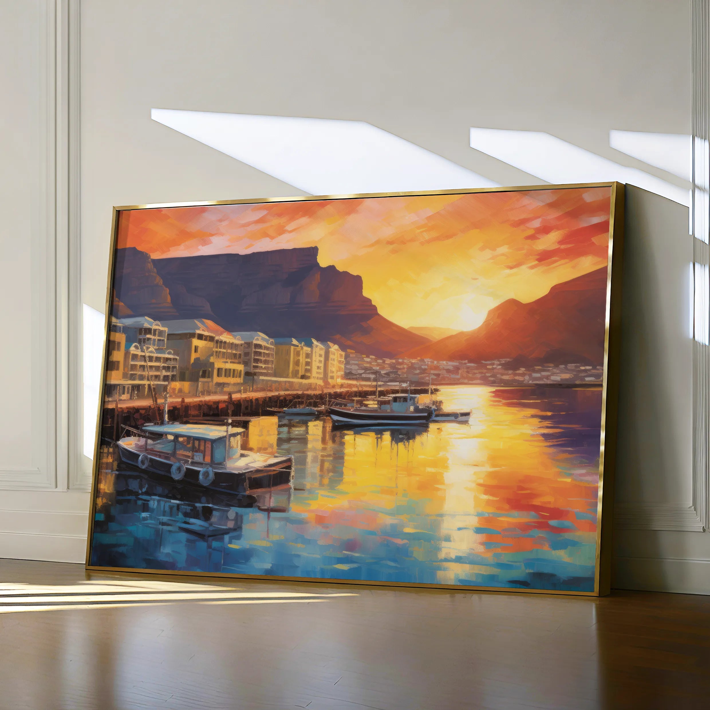 Landscape 116 Canvas Art 60 x 40 cm / Black