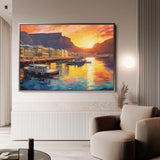 Landscape 116 Canvas Art 60 x 40 cm / Black