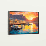 Landscape 116 Canvas Art 60 x 40 cm / Black