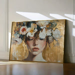 Portrait 116 Canvas Art 60 x 40 cm / Black