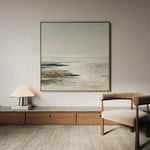 Abstract 1160 Canvas Art 60 x 60 cm / Black