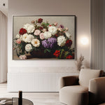 Floral 1160 Canvas Art 60 x 40 cm / Black