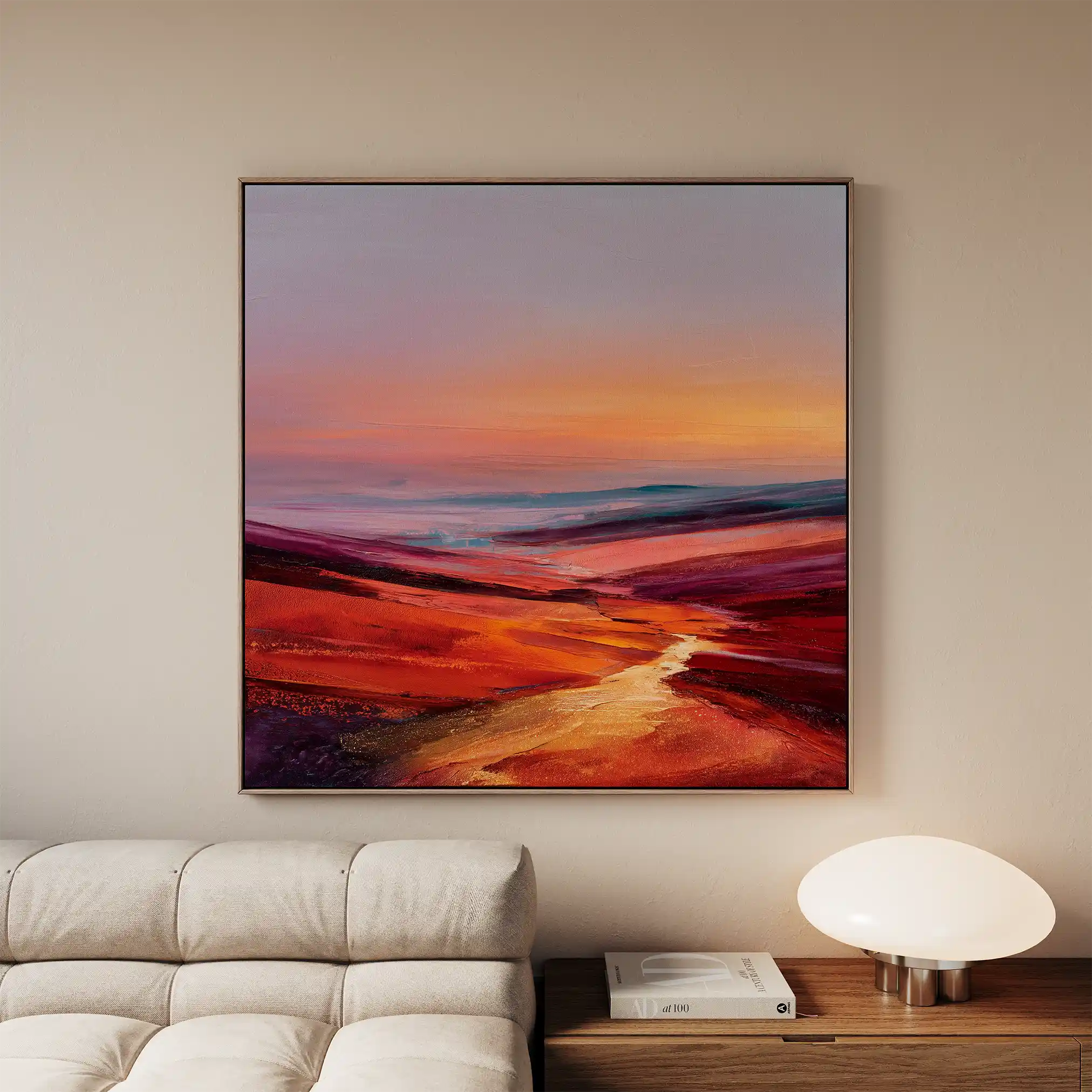 Abstract 1162 Canvas Art 60 x 60 cm / Black