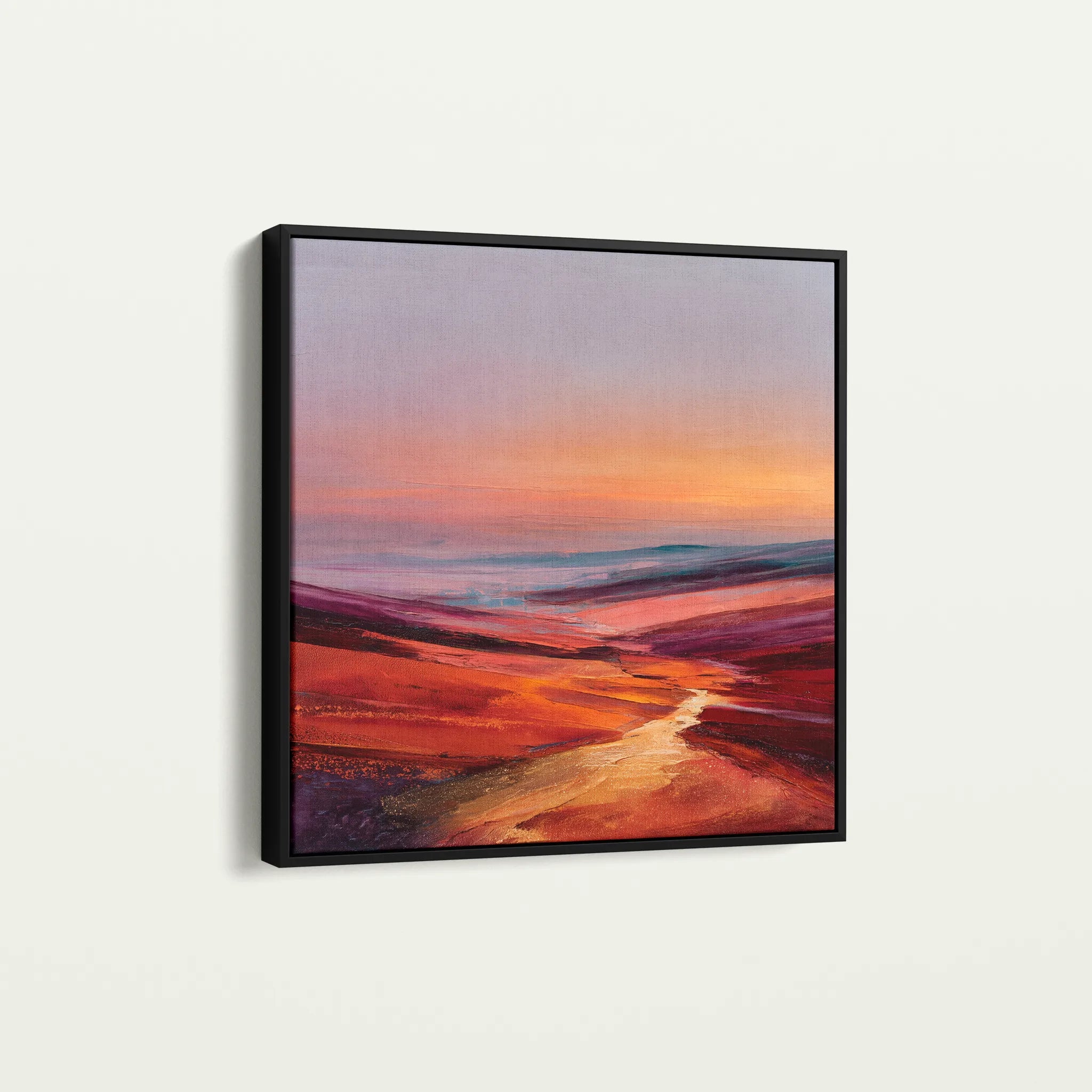 Abstract 1162 Canvas Art 60 x 60 cm / Black