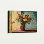 Floral 1162 Canvas Art 60 x 40 cm / Black