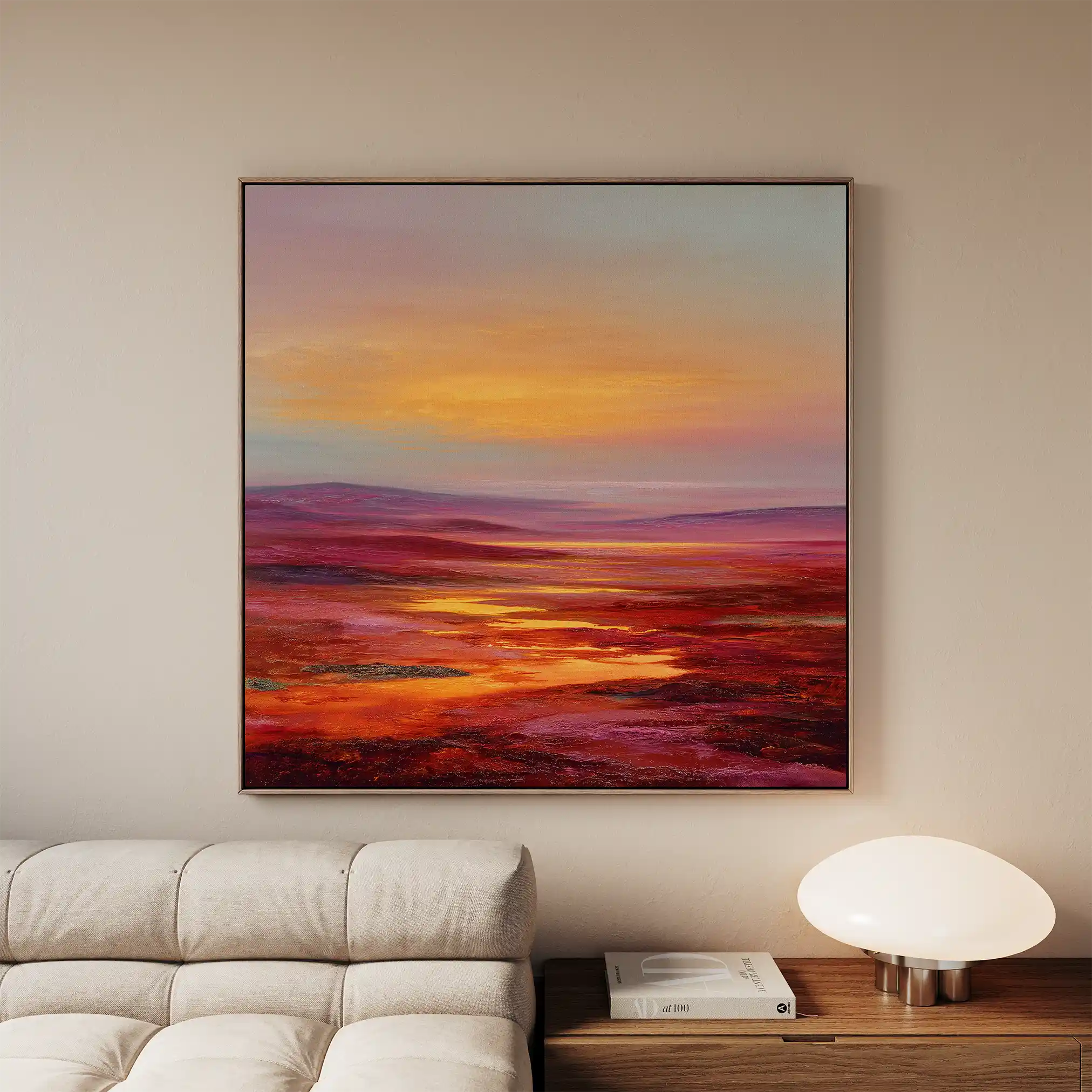 Abstract 1163 Canvas Art 60 x 60 cm / Black