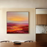 Abstract 1163 Canvas Art 60 x 60 cm / Black