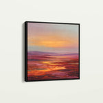 Abstract 1163 Canvas Art 60 x 60 cm / Black