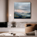 Abstract 1164 Canvas Art 60 x 60 cm / Black