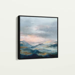 Abstract 1164 Canvas Art 60 x 60 cm / Black